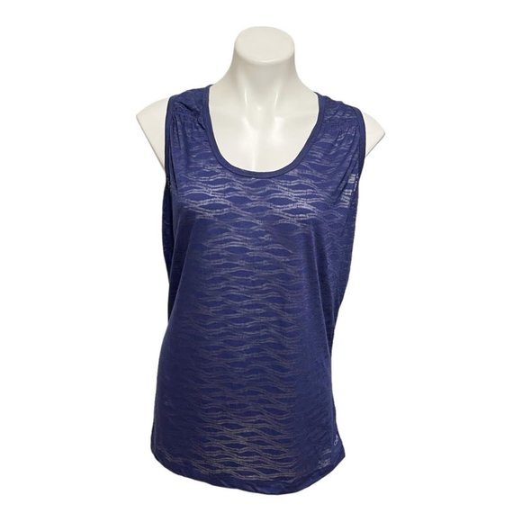 ALO Yoga Tops - Alo Yoga XL Purple Burnout Racerback Tank Top